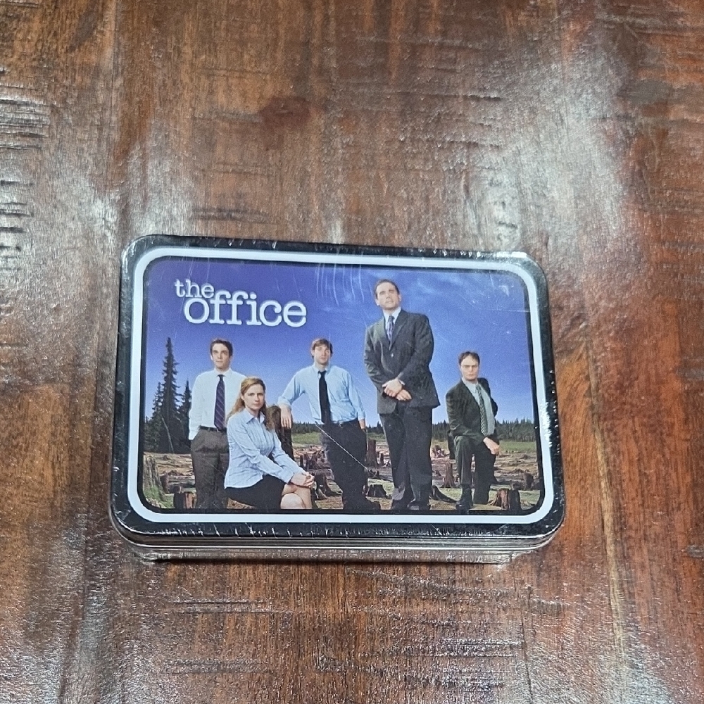 The Office Themed Tin Box Playing Cards  NIB